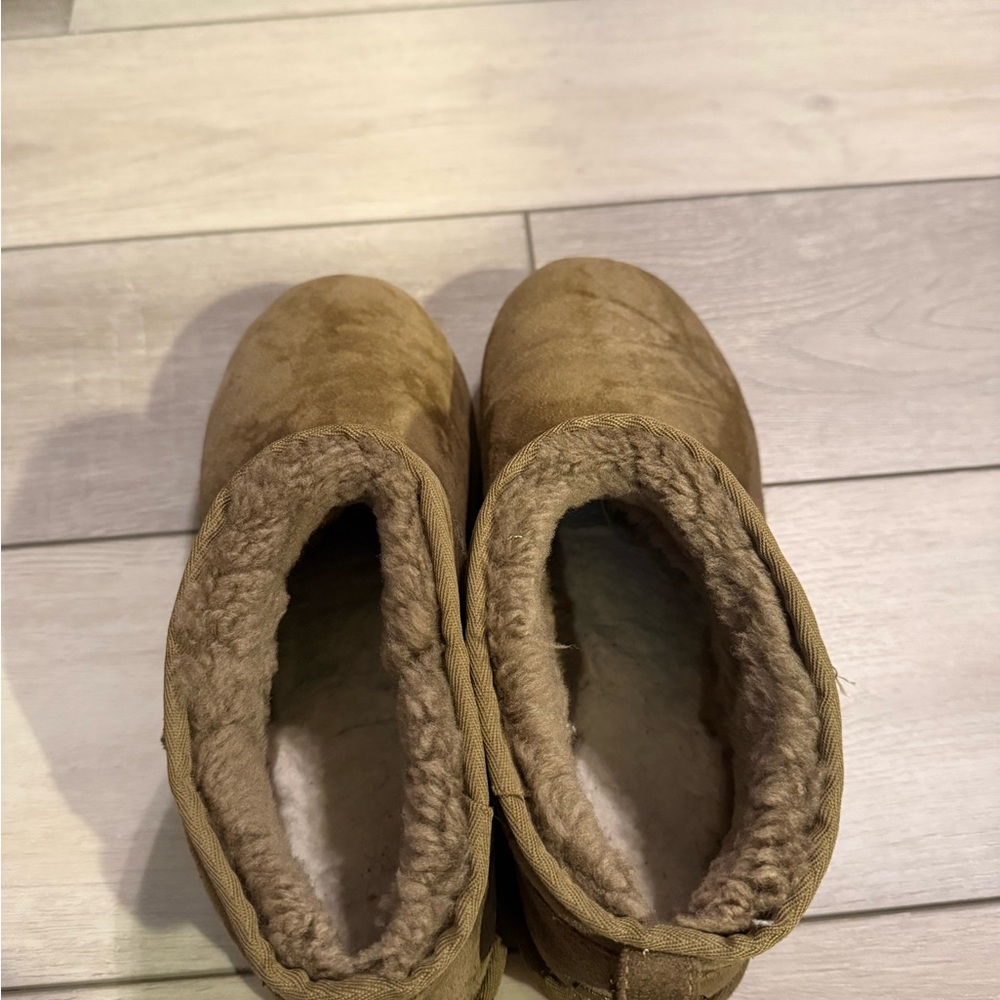 UGG Classic Brown Suede Boots - Picture 2 of 4